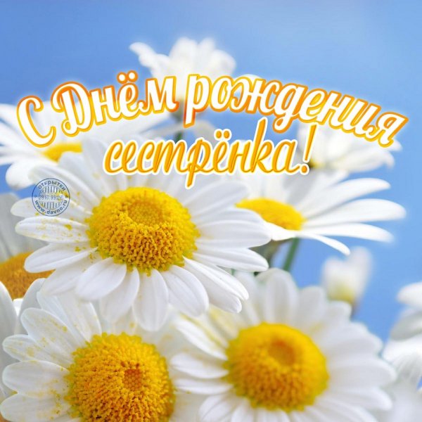 С днём рождения, сестрёнка!