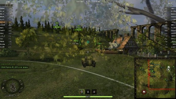 Функциональная миникарта с названиями та