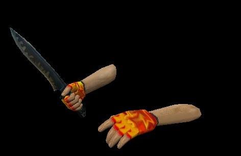 v knife