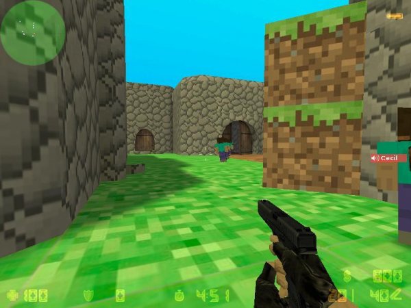 Minecraft mod для cs 1.6. Alpha