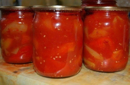 Лечо с перцем и помидорами на зиму Фирменное