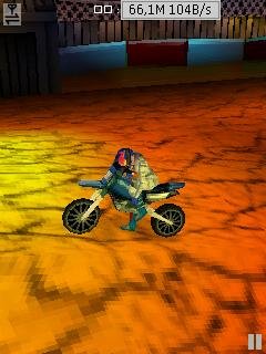 3D Red Bull Motocross 240x320 nokia