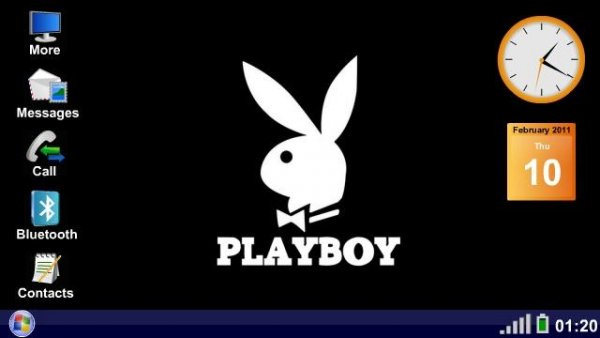ФЛЭШ ТЕМА Windows7 Playboy