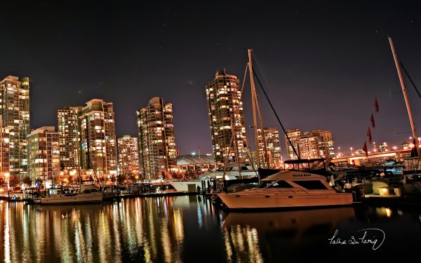 City Lights by Talha Tariq marinaside vancouver right