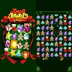 Xmas Jewel Explosion 240x320 touch RUS