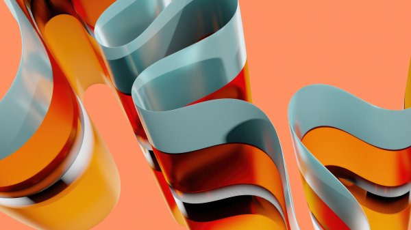 Orange-waves-abstract-4k-ru