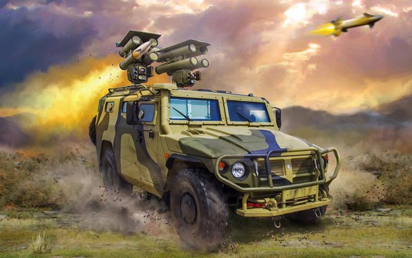 ГАЗ Тигр с ПТРК Корнет-Д (Copy)