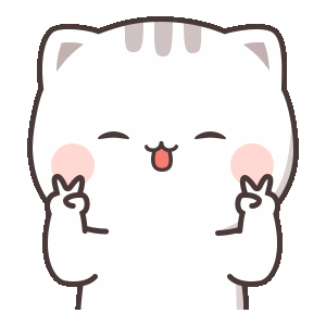 LINE Creators' Stickers - Cutie Cat-Chan 2 Example wit