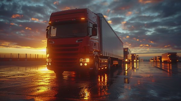 Truck-logistics-operations-dusk