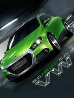 Green car by AnaRXisT