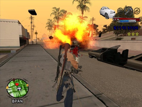 HUDглавное менюзагрузочный экран БПАН gtasa