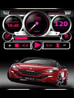 Car turbo спорт спидометр плеер