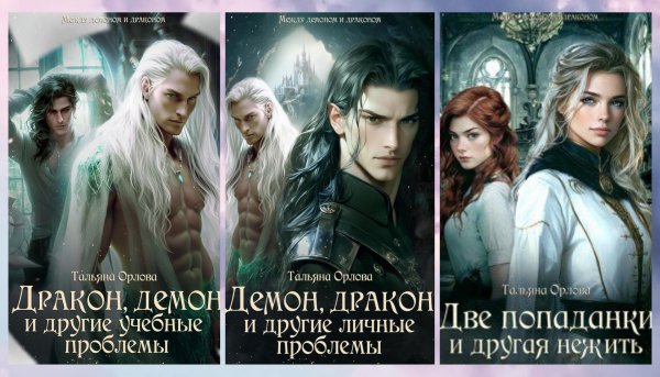 Орлова Тальяна. Между демоном и драконом (3 книги)