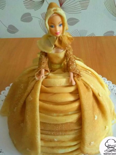 Кукла из блинов