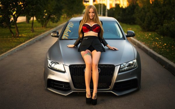 Авто и девушка