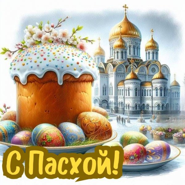 С Пасхой