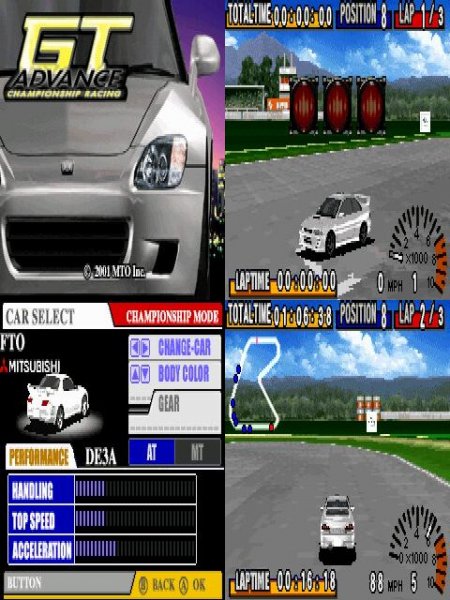 GT ADVANCE-Championship Racing GBA
