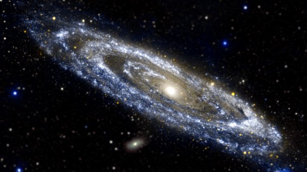 Space stars galaxy andromeda