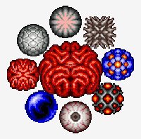 Contra III: The Alien Wars (SNES). Red Falcon's Brain