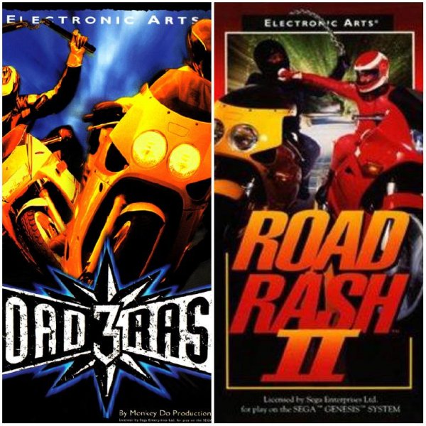 Road Rash 2v1 (Rus) sega md.gen.
