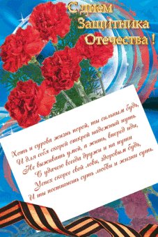 с днем защитника отечества..