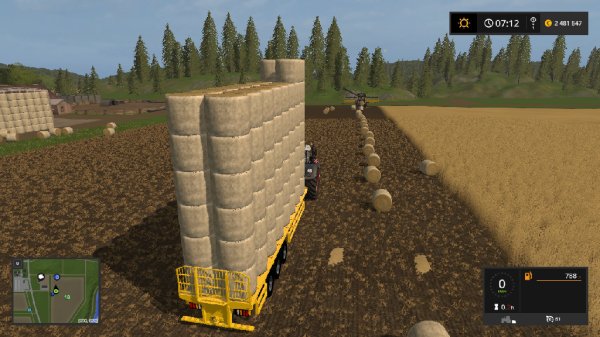 new holland 100 bale auto loader