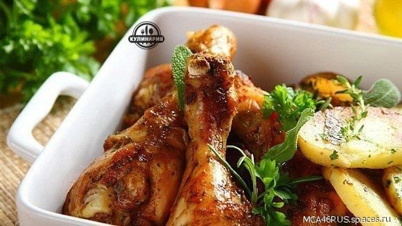 AROMATNAJA KURICA S KARTOFELEM-