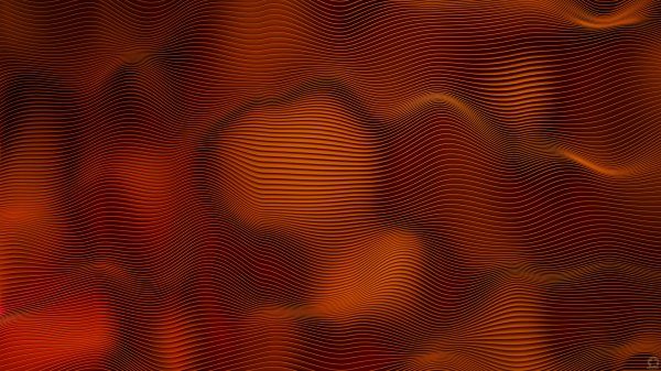 Orange-waves-lines-texture-pattern