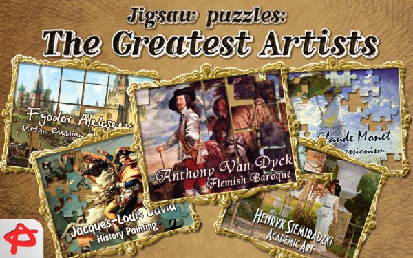 Величайшие художники: Игра-пазл