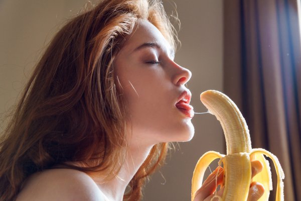 jia lissa, russian, redhead, banana, saliva, suggestive 4109