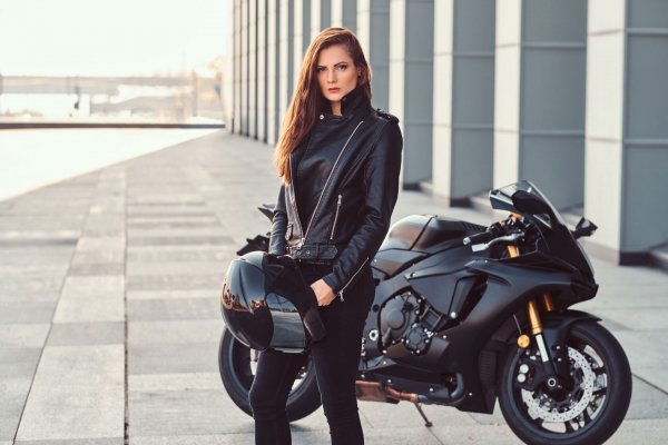 Beautiful-biker-girl