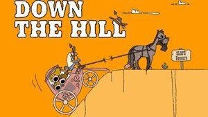 down the hill