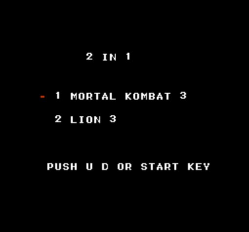 2-in-1 (Mortal Kombat 2 Hack, The Lion King 3)