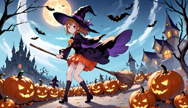 Хэллоуин,аниме.04