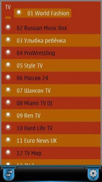 Online TV Vidget Symbian 1 3 RU