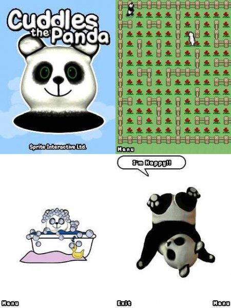 Cuddles Panda 240x320 6280