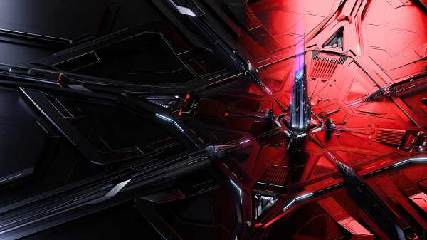 Tower-red-abstract-4k-4w