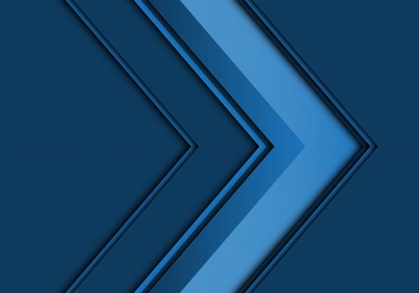 Blue-geometry-arrow-gradient-abstract
