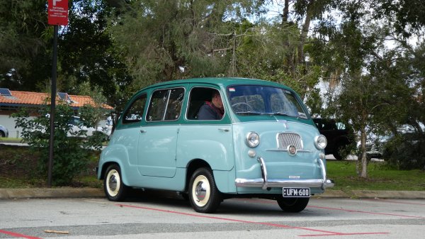 Fiat 600 Multipla UFM600 UWA Car Park 3,Crawley