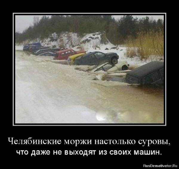 Челябинские моржи настолько суровы...