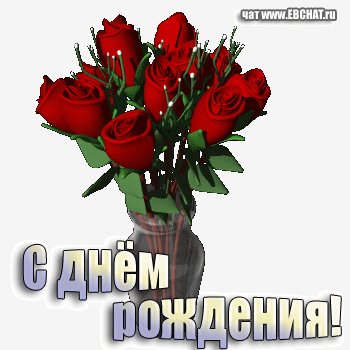 С днем рождениям-анимация