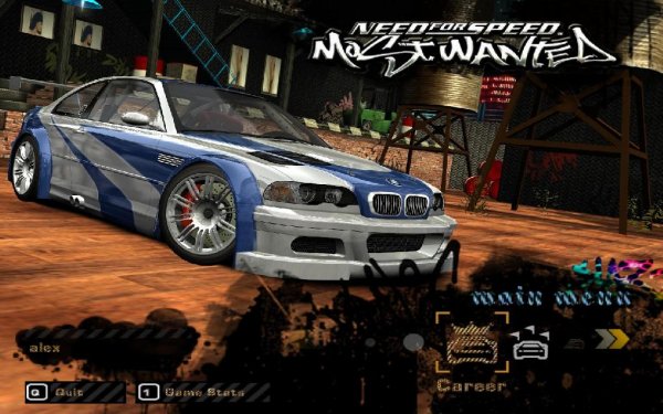 NFSMW Новая надпись экрана