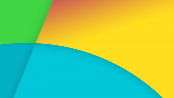 Yellow-abstract-green-blue-geometric