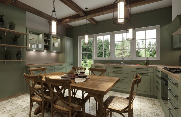 Stil-kukhnia-stolovaia