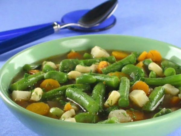 Суп из стручковой фасоли