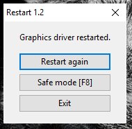 restart graphic driver