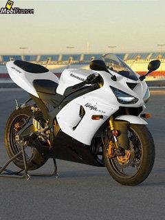 White Kawasaki