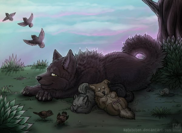 daddy dog by kotobuben-d3dd7zx