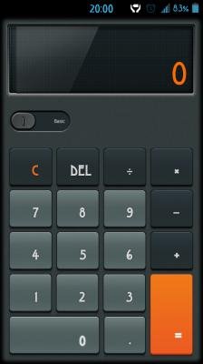 Calculator dark