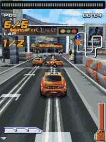 3D Street Rail Racing RUS 240x320